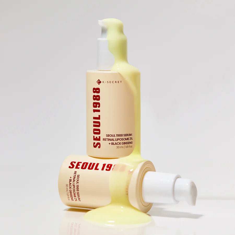 Sérum com Retinal 2% e Ginseng Preto K - Secret Seoul 1988 | Cuidado Antissinais - Dermora
