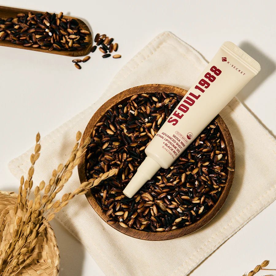 Sérum Facial K Secret Seoul 1988 Dose Avançada Lipossoma de Retinal 12% + Arroz Preto - Dermora