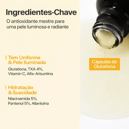 Sérum Facial Numbuzin Nº 5+ Glutationa e Vitamina C | Clareador de Manchas e Tom Uniforme - Dermora