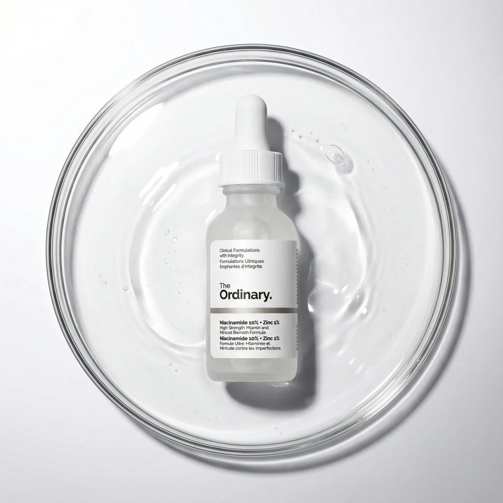 Sérum Niacinamida 10% + Zinco 1% The Ordinary | Controle da Oleosidade e Aparência dos Poros - Dermora
