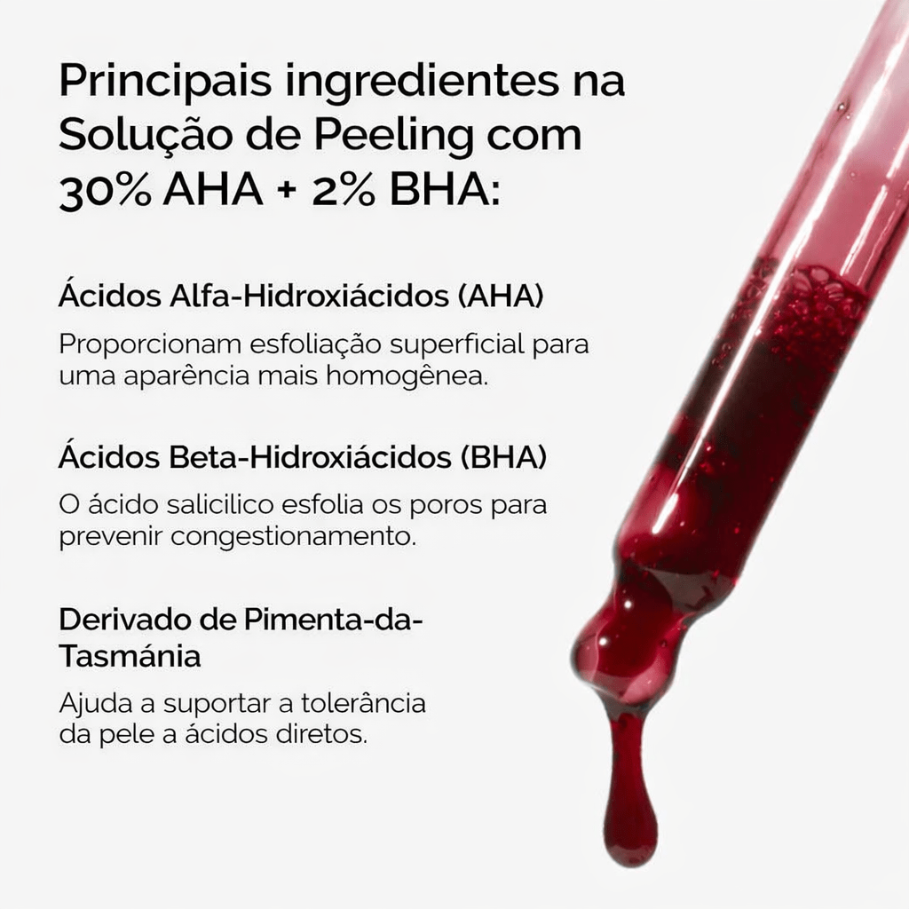 Solução Peeling AHA 30% + BHA 2% – The Ordinary - Dermora