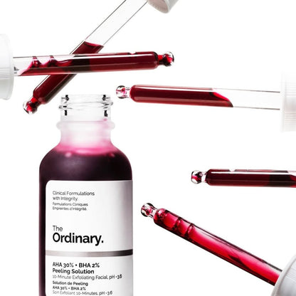 Solução Peeling AHA 30% + BHA 2% – The Ordinary - Dermora