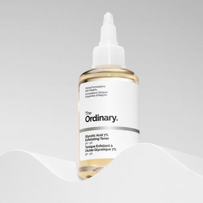 Tônico Esfoliante Ácido Glicólico 7% The Ordinary | Textura da Pele Mais Uniforme - Dermora